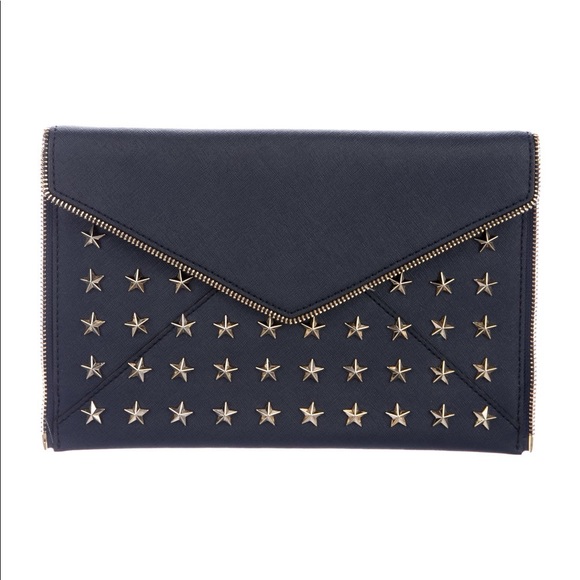 Rebecca Minkoff Handbags - 💕x2HP💕Navy Rebecca Minkoff Star Stud Leo Clutch
